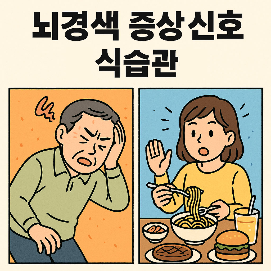 60대 이후 가장 두려운 질환, 뇌경색: 증상 신호부터 식습관 예방법까지